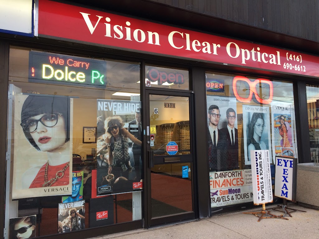 Vision Clear Optical | 3040 Danforth Ave Unit 6, Toronto, ON M4C 1N2, Canada | Phone: (416) 690-6612