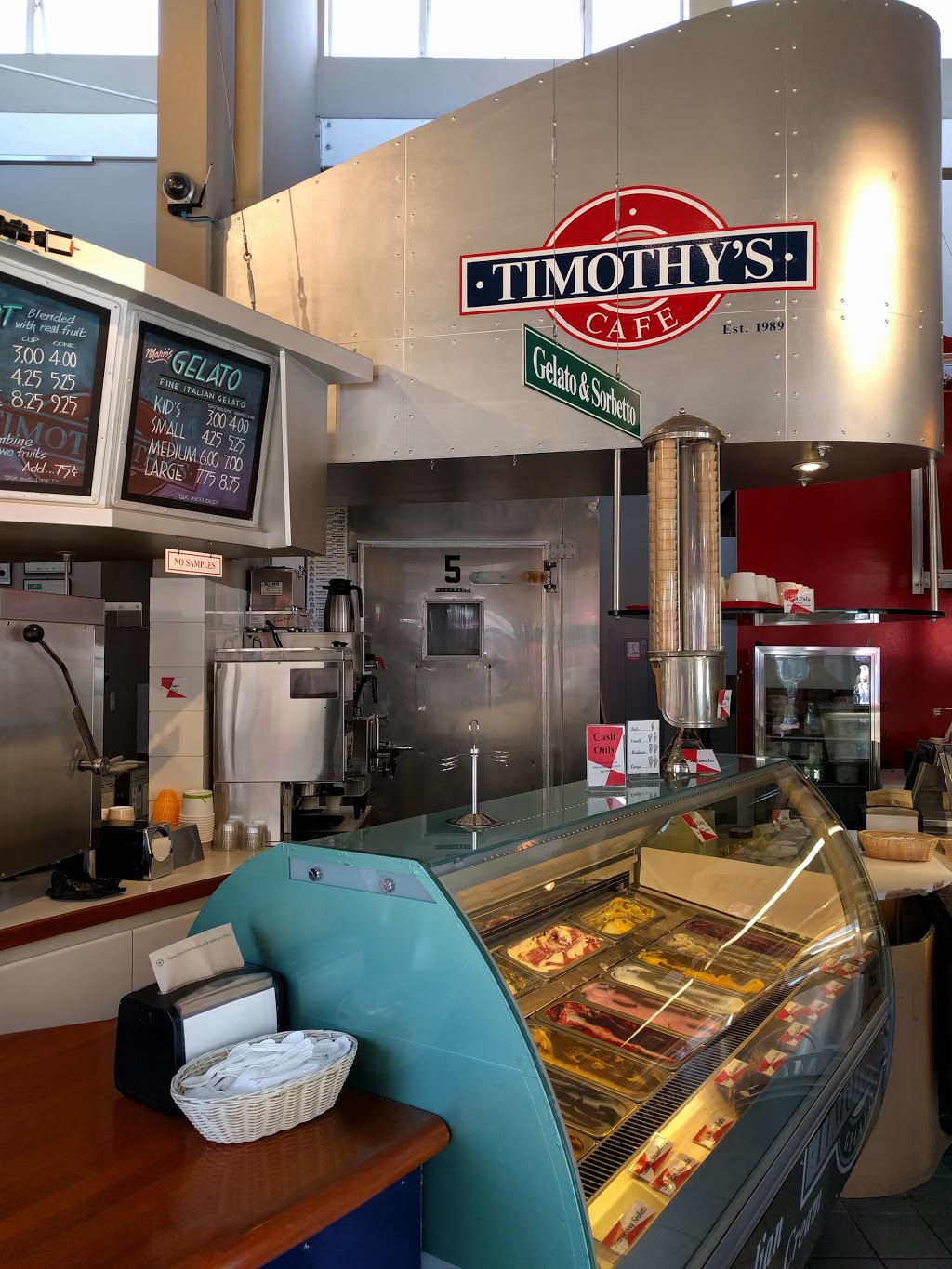 Timothys Frozen Yogurt Ltd | 3800 Bayview St, Richmond, BC V7E 5W3, Canada | Phone: (604) 275-7547