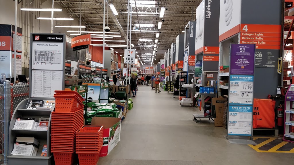 The Home Depot | furniture store | 1900 United Blvd, Coquitlam, BC V3K 6Z1, Canada | 6045406226 OR +1 604-540-6226
