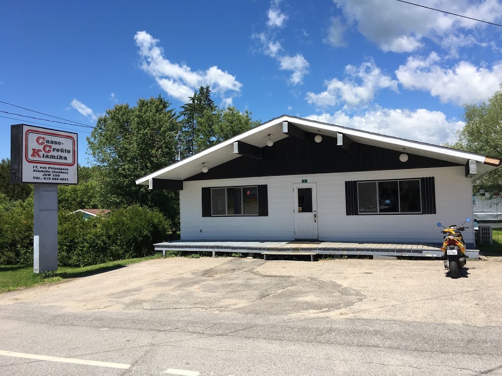 Casse Croute Kiamika | 17 Rue Principale, Kiamika, QC J0W 1G0, Canada | Phone: (819) 585-4031