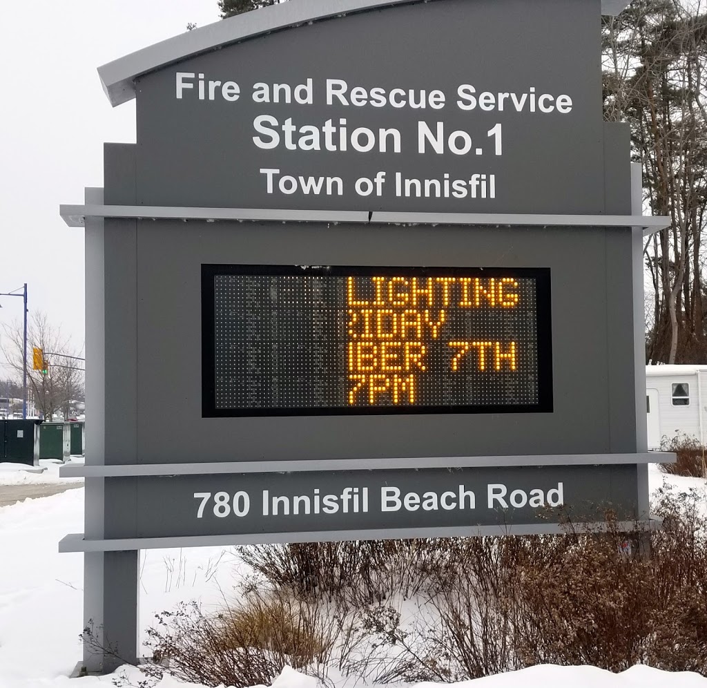 Innisfil Fire Station 1 | fire station | 780 Innisfil Beach Rd, Innisfil, ON L9S 2C3, Canada | 7054362763 OR +1 705-436-2763