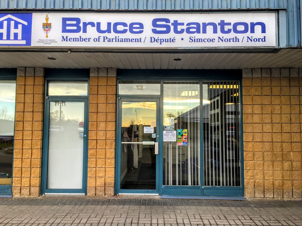 Stanton Bruce MP | 575 West Street S, Orillia, ON L3V 7N6, Canada | Phone: (705) 327-0513