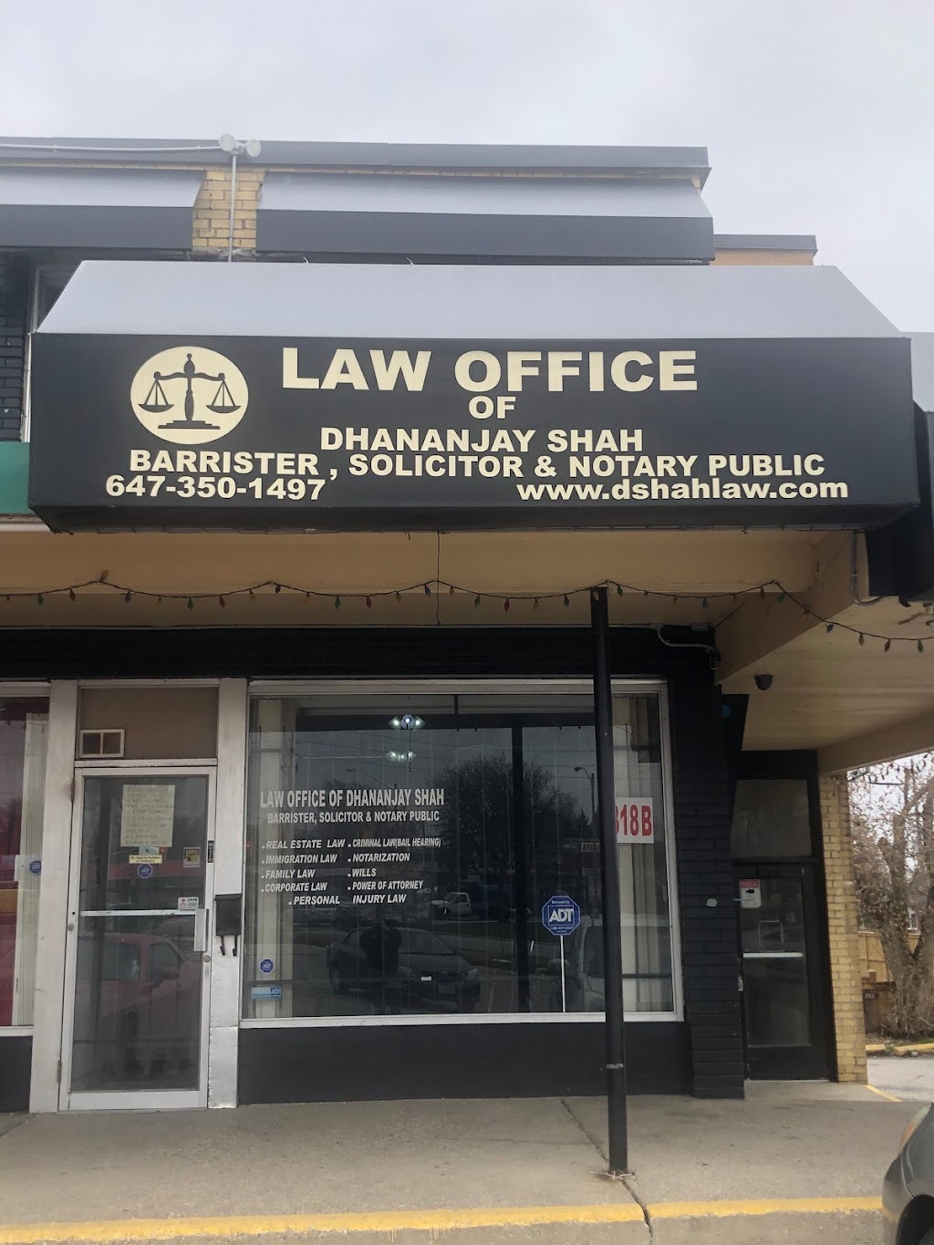 Law office of Dhananjay Shah | 318 B Painted Post Dr, Scarborough, ON M1G 2M3, Canada | Phone: (647) 928-1497