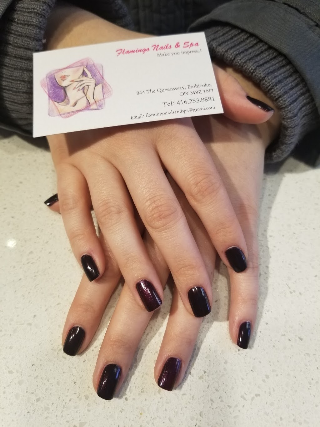 Flamingo Nails & Spa | 844 The Queensway, Etobicoke, ON M8Z 1N7, Canada | Phone: (416) 253-8881