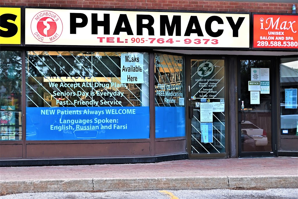 Neighbours Drug Mart | 330 Steeles Ave W, Thornhill, ON L4J 6W9, Canada | Phone: (905) 764-9373