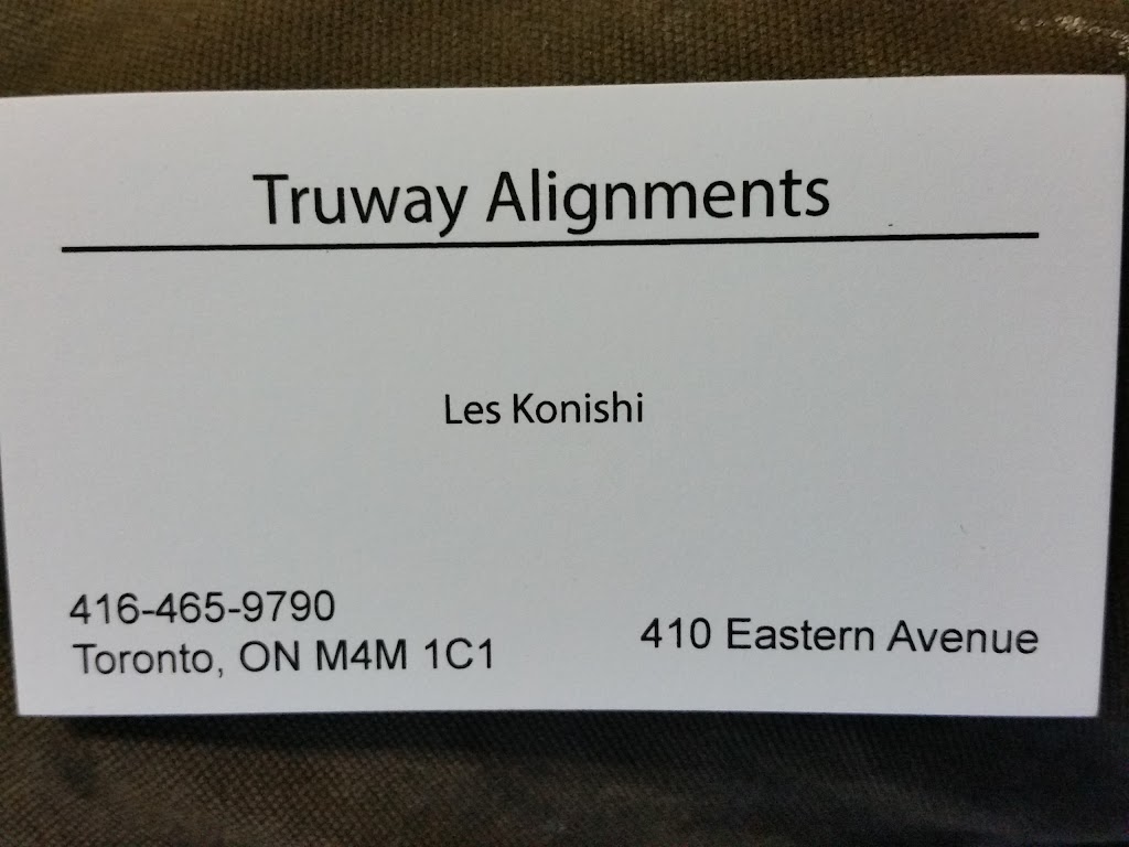 Truway Alignments | 410 Eastern Ave, Toronto, ON M4M 1B7, Canada | Phone: (416) 465-9790