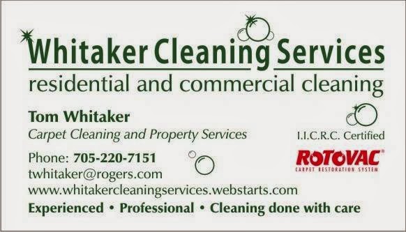 whitaker cleaning services | 1206 Andrade Ln, Innisfil, ON L9S 4X6, Canada | Phone: (705) 241-3717