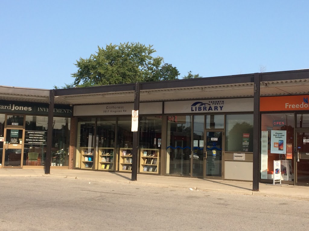 Toronto Public Library - Cliffcrest Library | 3017 Kingston Rd, Scarborough, ON M1M 1P1, Canada | Phone: (416) 396-8916