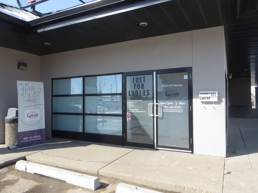 Lavish Salon & Massage for ladies | 12640 137 Ave NW, Edmonton, AB T5L 4Y5, Canada | Phone: (780) 451-8363