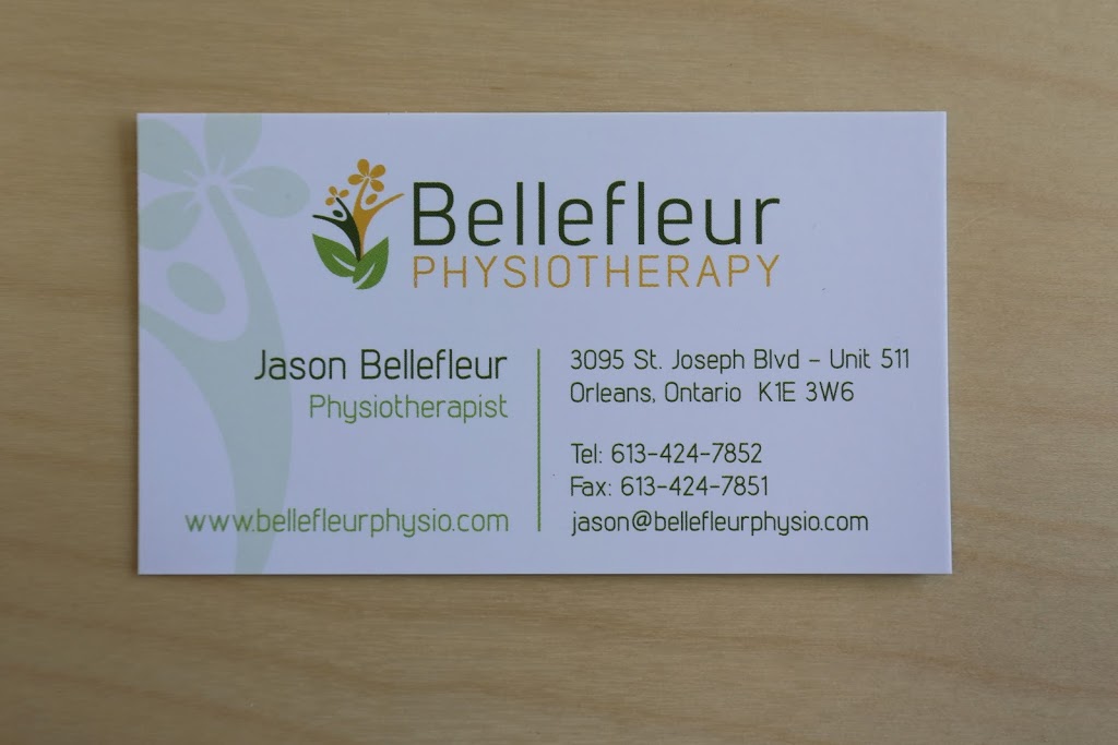 Bellefleur Physiotherapy | 3095 St Joseph Blvd, Orléans, ON K1E 3W6, Canada | Phone: (613) 424-7852