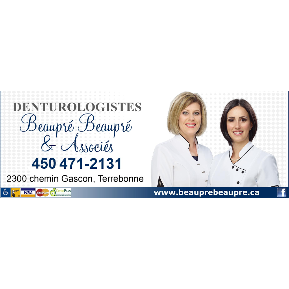 Denturologistes Beaupré, Beaupré & Associés | 2300 Chemin Gascon, Terrebonne, QC J6X 3A5, Canada | Phone: (450) 471-2131