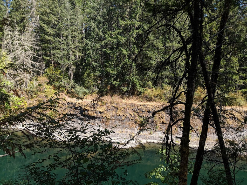 Skutz Fall parking lot trail head | Riverbottom Rd W, Lake Cowichan, BC V0R 2G0, Canada