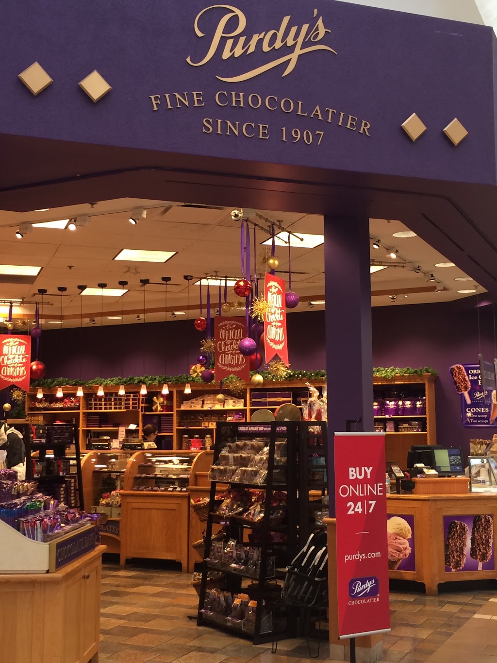 Purdys Chocolatier | 4567 Lougheed Hwy Brentwood Town Centre, 205, Burnaby, BC V5C 3Z6, Canada | Phone: (604) 299-9207
