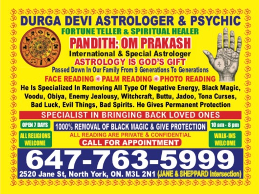 Astrologer | 2520A Jane St, North York, ON M3N 1S1, Canada | Phone: (647) 763-5999