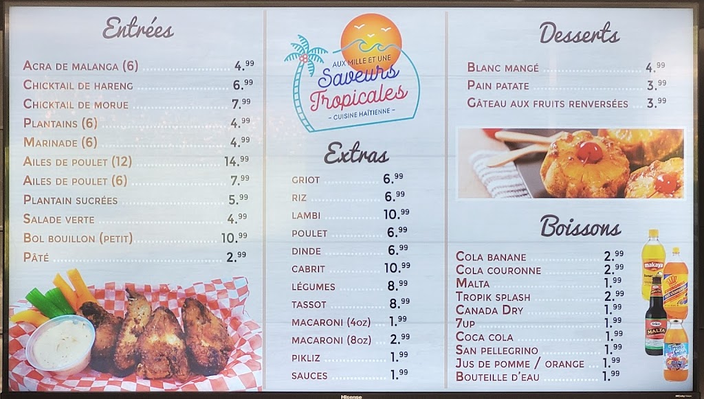 Aux Mille et Une Saveurs Tropicales | 891 Rue Principale local 101, Saint-Amable, QC J0L 1N0, Canada | Phone: (450) 649-0554