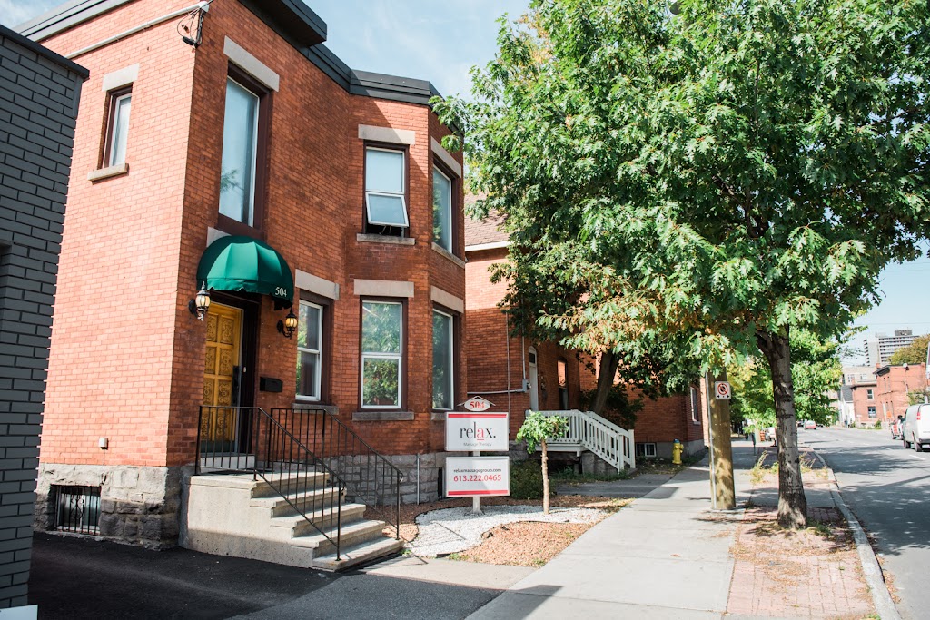 relax. Ottawa Massage Therapy | 504 Kent St, Ottawa, ON K2P 2B9, Canada | Phone: (613) 222-0465