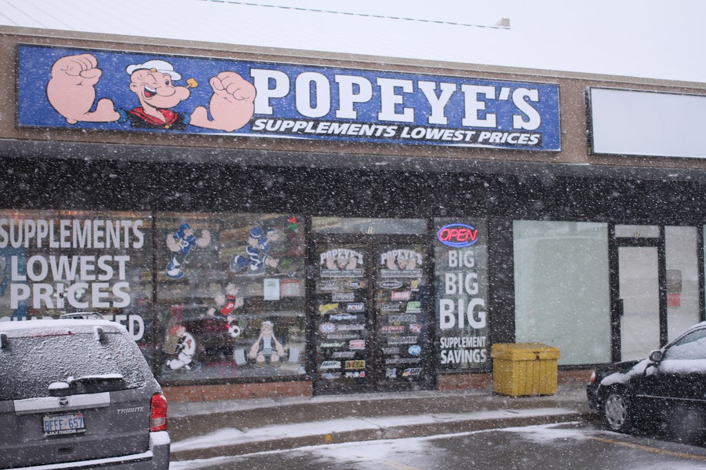 Popeyes Supplements Oshawa | 540 King St W Unit 1B, Oshawa, ON L1J 7J1, Canada | Phone: (289) 634-7771