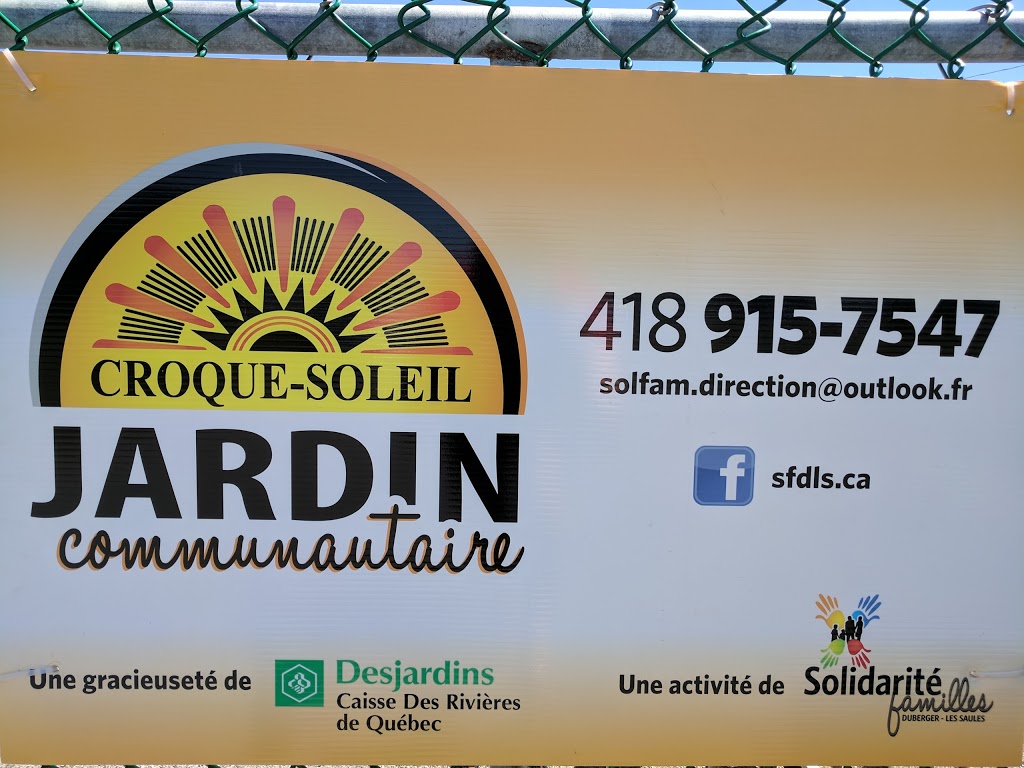 Jardin Communautaire Croque-Soleil | park | 1900 Boulevard Père-Lelièvre, Québec, QC G1P 2W7, Canada | 4189157547 OR +1 418-915-7547