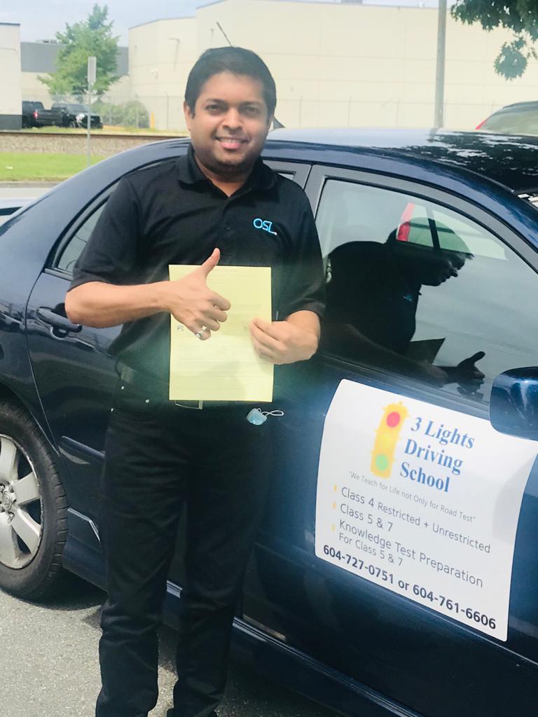 3 Lights Driving School In Surrey BC | 7266 147a St, Surrey, BC V3S 7X6, Canada | Phone: (604) 727-0751