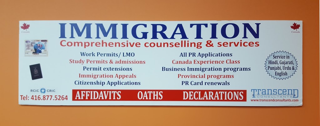Transcend Consultants | 2260 Bovaird Dr E #205, Brampton, ON L6R 3J5, Canada | Phone: (416) 877-5264