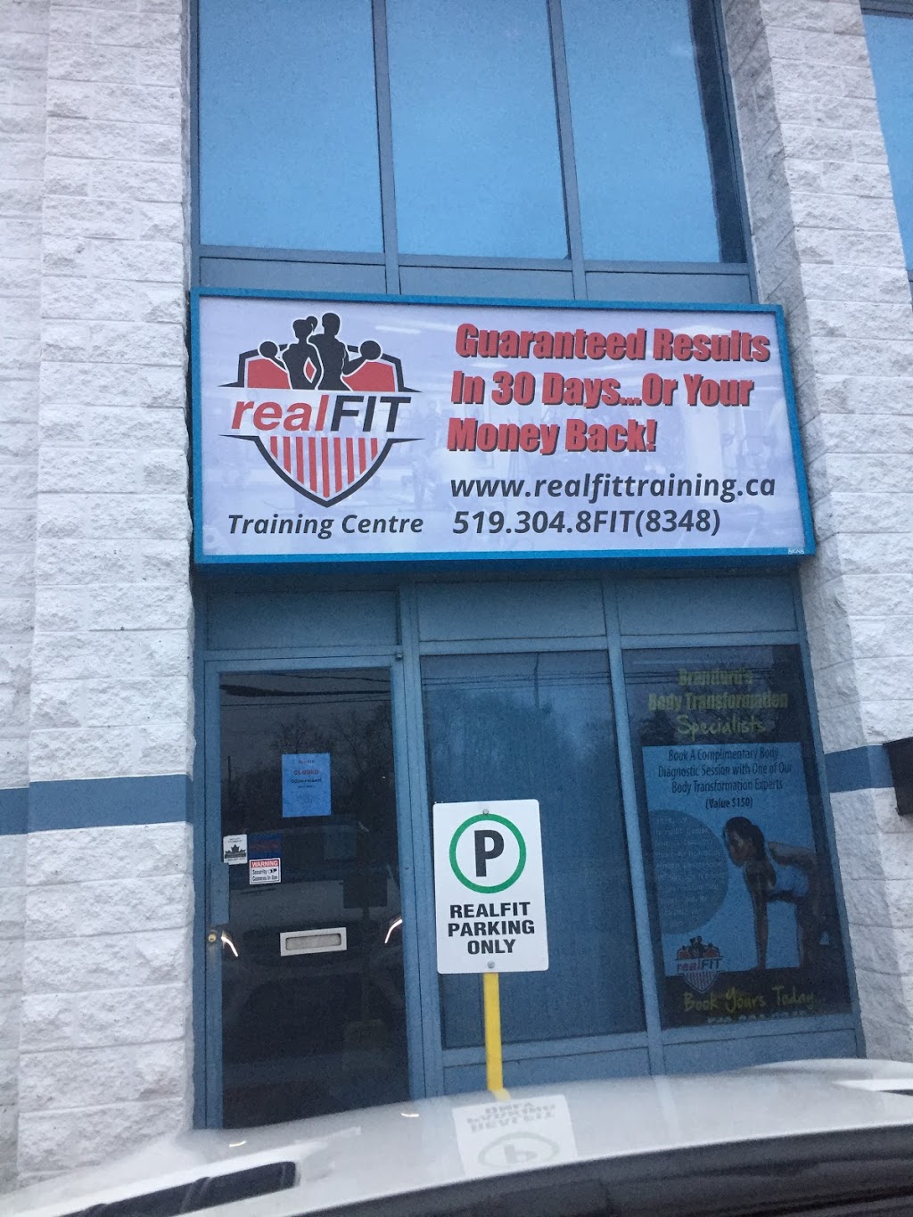 Realfit - Bootcamp, Personal Training and Fitness Centre | 98 Paris Rd #2, Brantford, ON N3R 1H9, Canada | Phone: (519) 304-8348