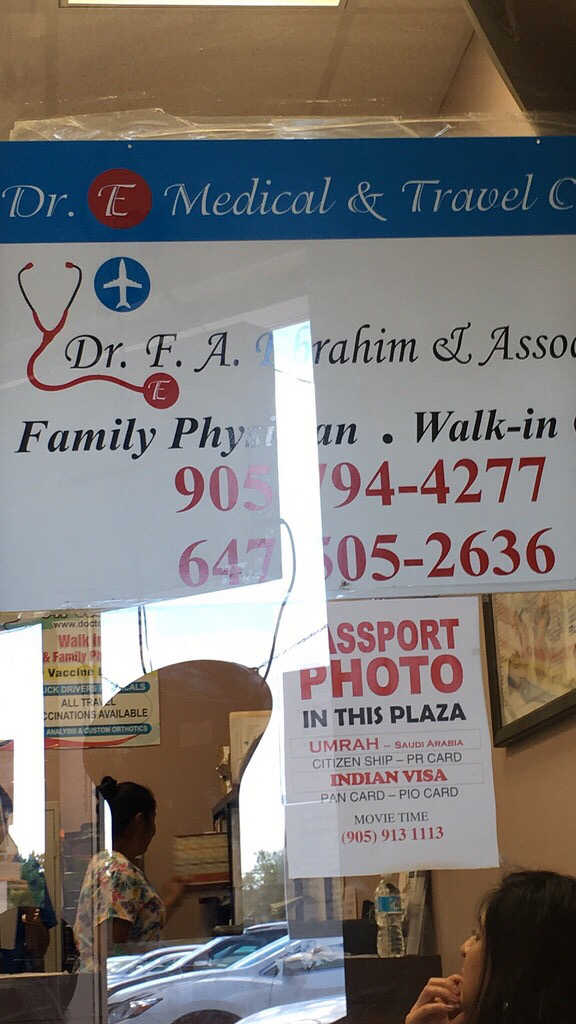 Dr. E Medical & Travel Clinics - does not accept new patients | 4550 Ebenezer Rd #5, Brampton, ON L6P 1H4, Canada | Phone: (905) 794-4277