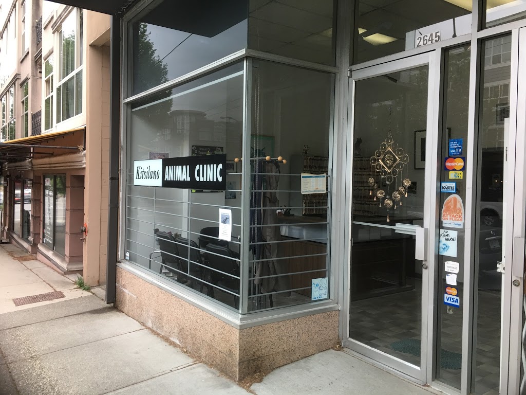 Kitsilano Animal Clinic | 2645 W 4th Ave, Vancouver, BC V6K 1P8, Canada | Phone: (604) 736-8648