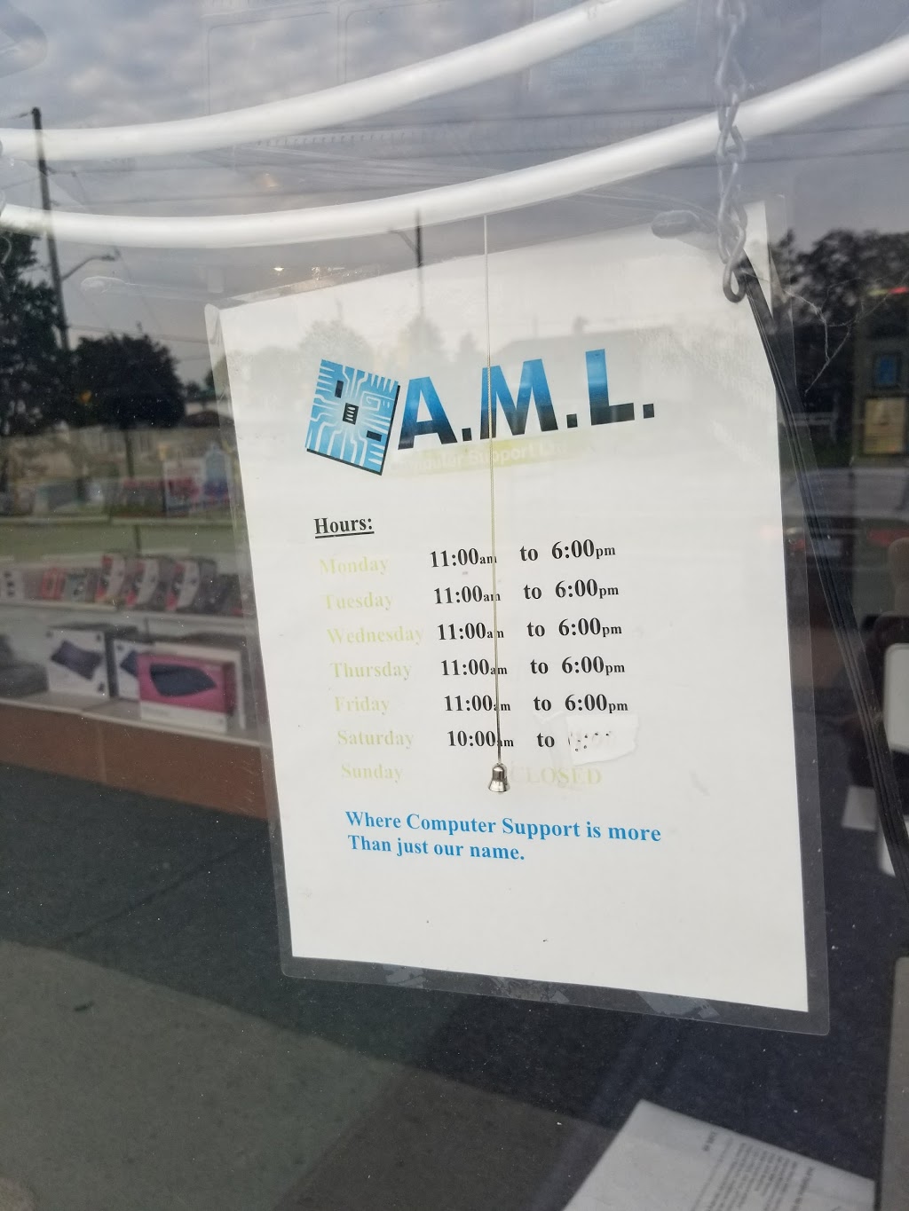 A M L Computer Support Ltd | 133 Taunton Rd W, Oshawa, ON L1G 3T4, Canada | Phone: (905) 404-1418