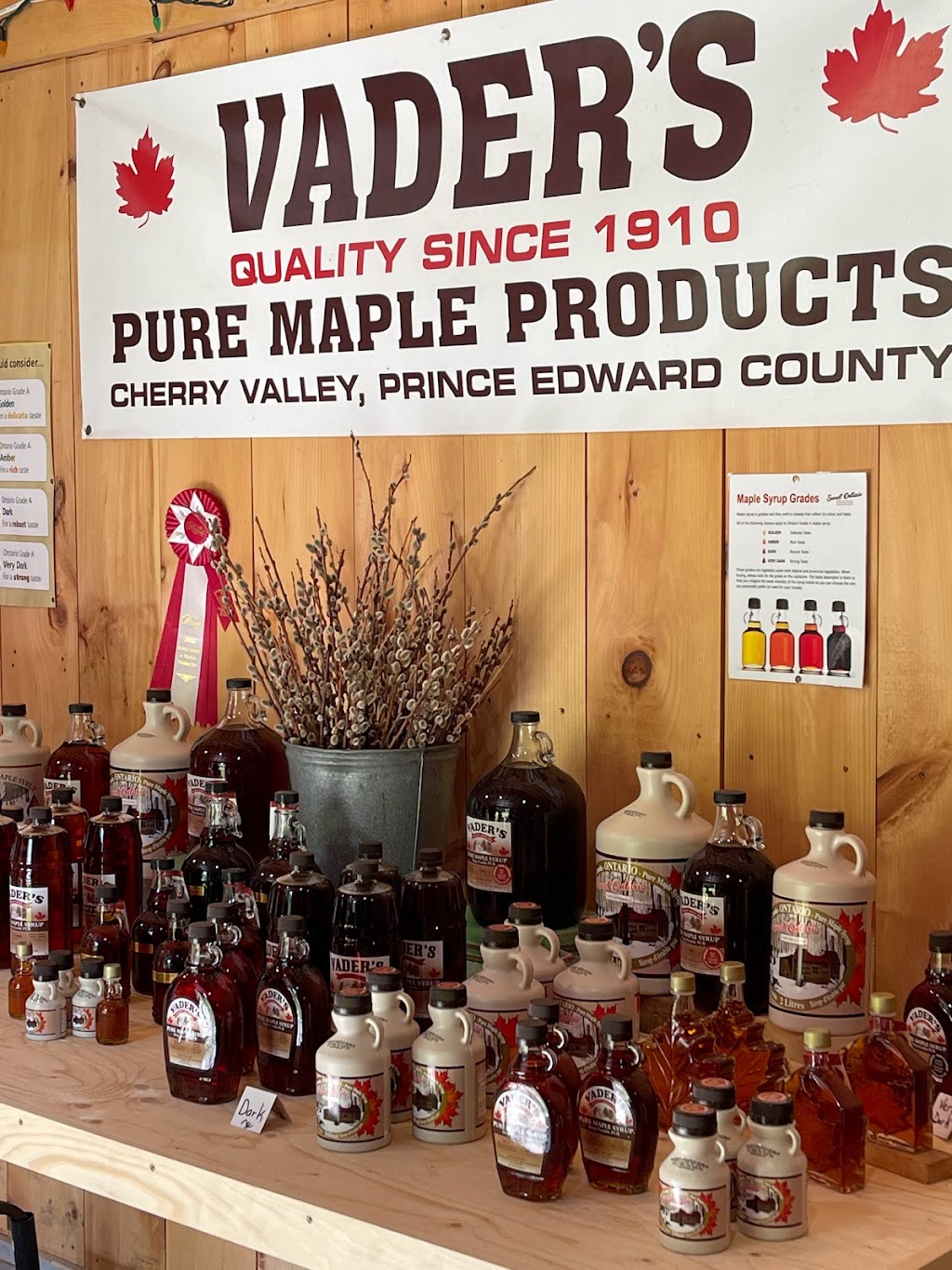 Vaders Maple Syrup | 1260 County Road 18, Cherry Valley, ON K0K 1P0, Canada | Phone: (613) 476-7537