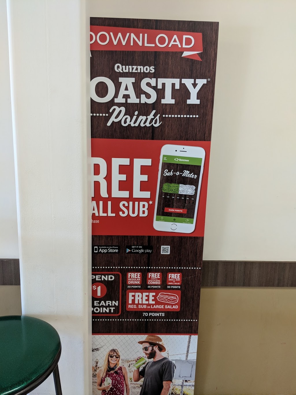 Quiznos | 3088 St Edwards Dr #108, Richmond, BC V6X 4C4, Canada | Phone: (604) 207-9588