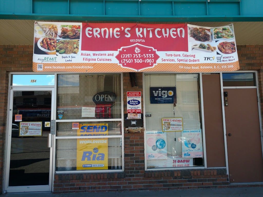 Ernies Kitchen | 154 Asher Rd, Kelowna, BC V1X 1X9, Canada | Phone: (778) 753-5333