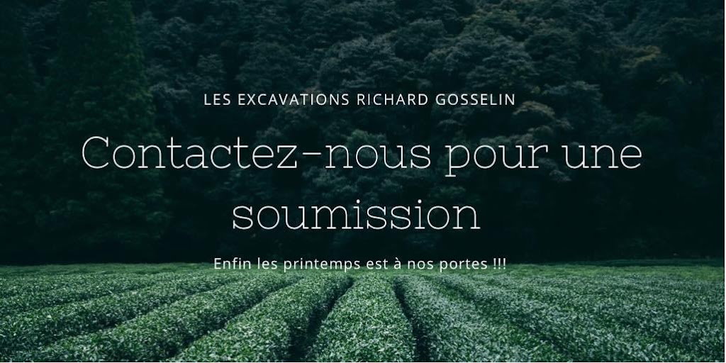 Les Excavations Richard Gosselin Inc. | 6028 Chem. Royal, Saint-Laurent-de-lÎle-dOrléans, QC G0A 3Z0, Canada | Phone: (418) 829-3136