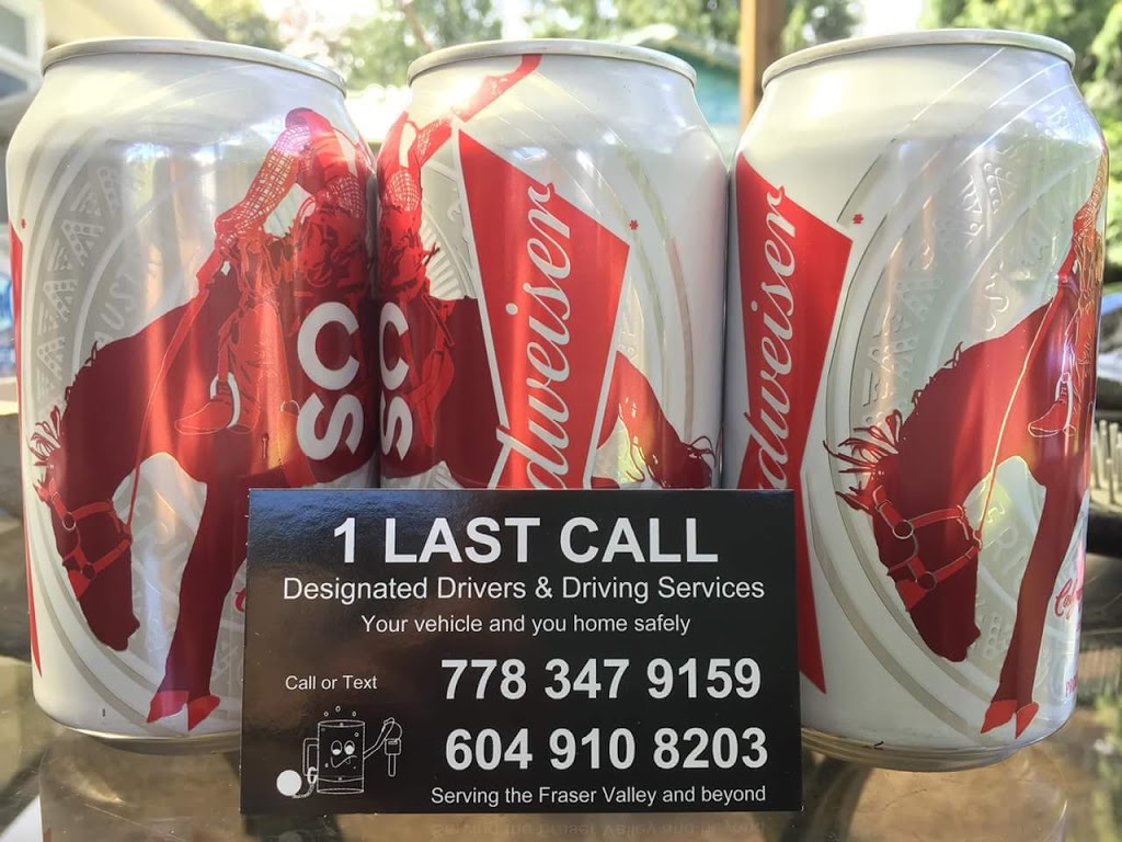 1 Last Call Designated Drivers | 2663 Sunnyside St, Abbotsford, BC V2T 2P1, Canada | Phone: (778) 347-9159