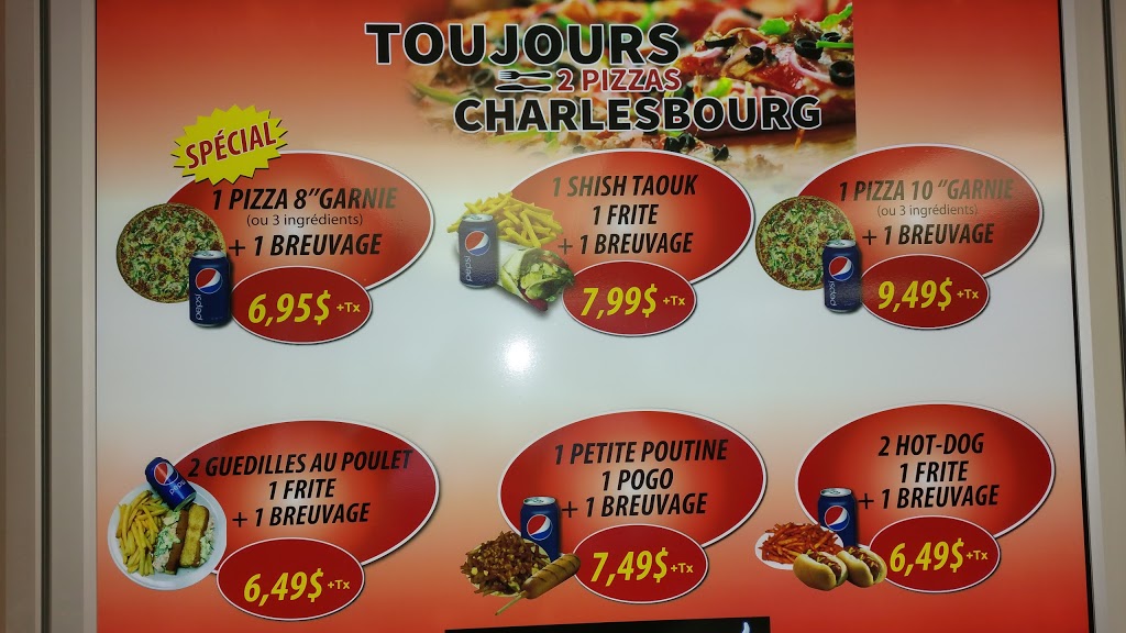 Toujours Deux Pizzas 2000 | 6385 3e Av E, Québec, QC G1H 3K9, Canada | Phone: (418) 621-5001