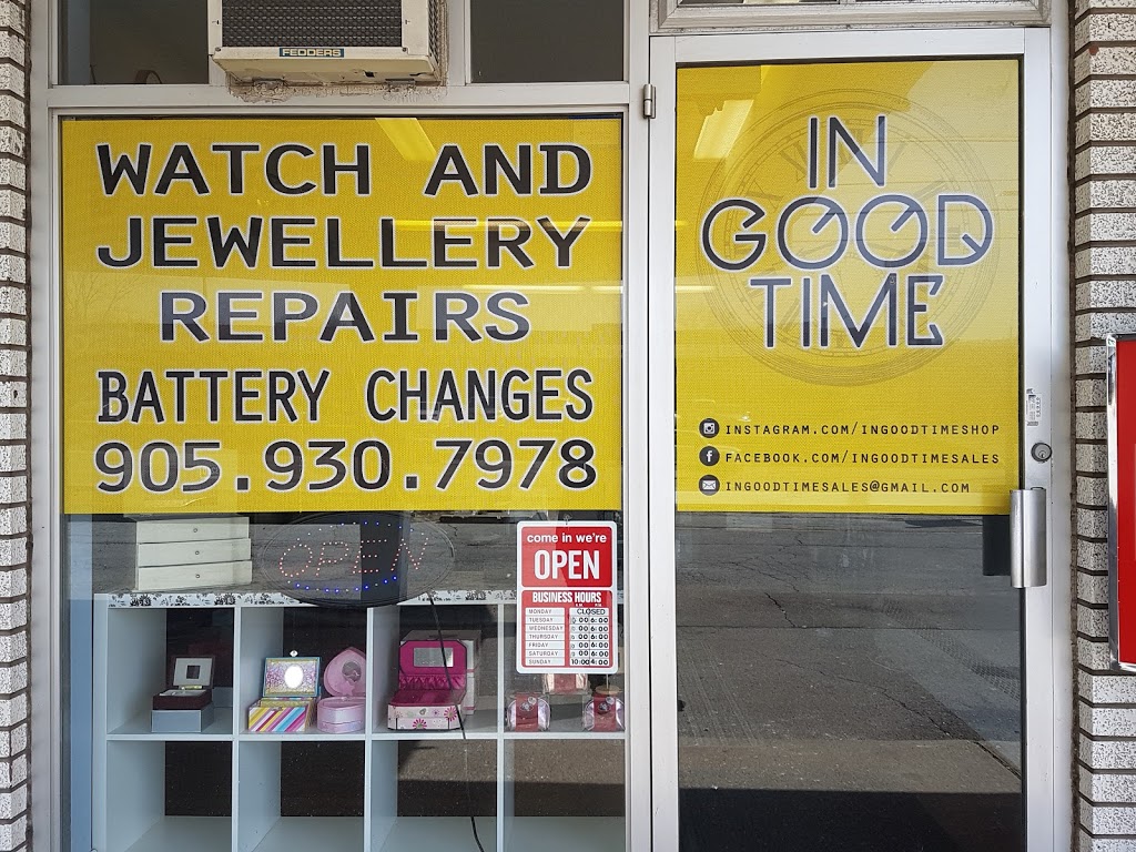 IN GOOD TIME | 951 Queenston Rd, Stoney Creek, ON L8G 1B8, Canada | Phone: (905) 930-7978