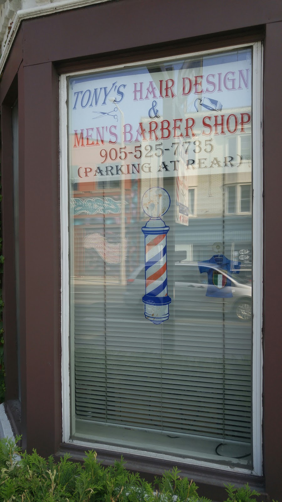 Hair Design And Mens Tonys | 463 King St W, Hamilton, ON L8P 1B8, Canada | Phone: (905) 525-7735