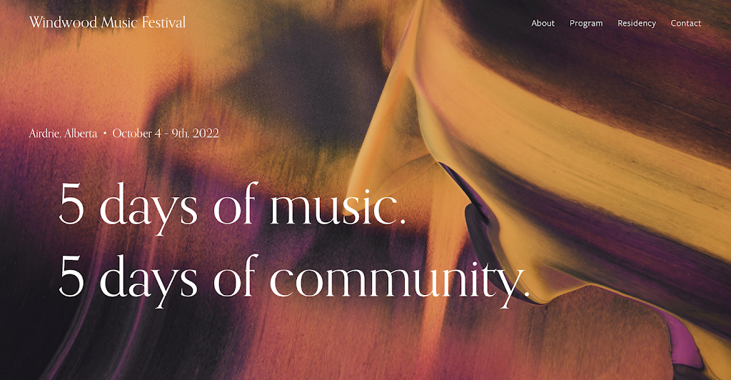 Windwood Music Festival | 138 Windwood Grove SW, Airdrie, AB T4B 3S8, Canada | Phone: (438) 389-2065