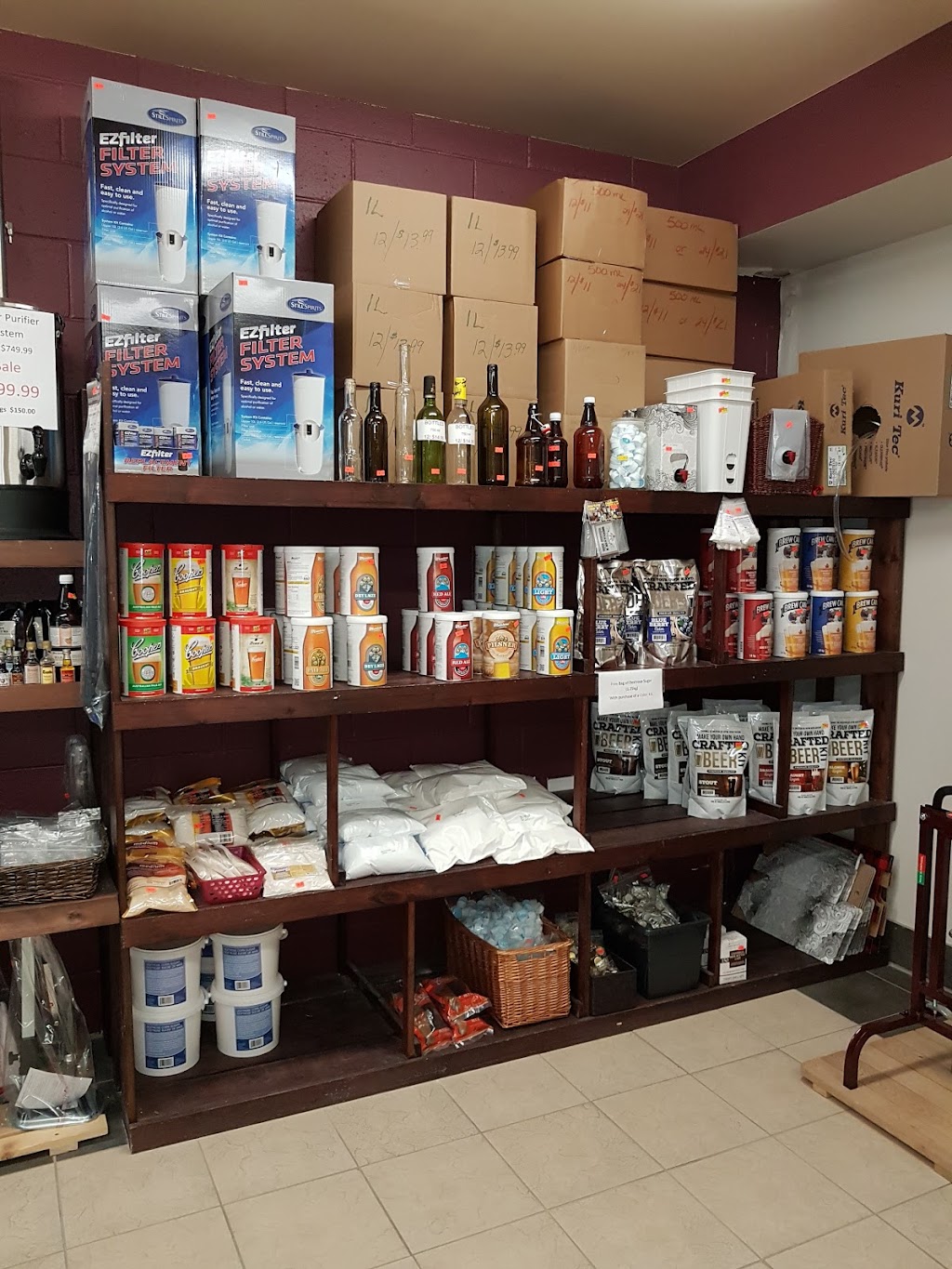 Home Wine & Brew | 423 Main St, Steinbach, MB R5G 1Z6, Canada | Phone: (204) 961-0001