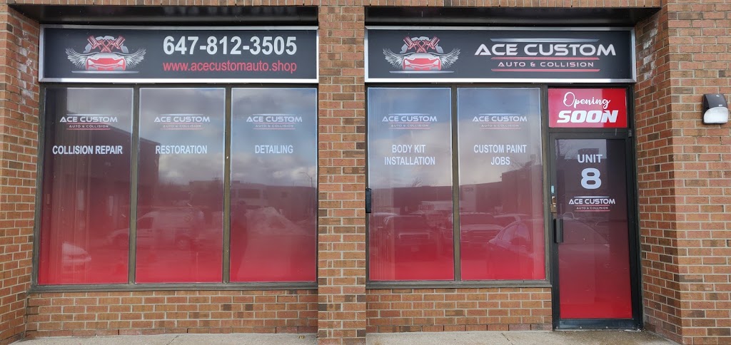 Ace Custom Auto & Collistion | 50 Ritin Ln #8, Concord, ON L4K 4C9, Canada | Phone: (647) 812-3505