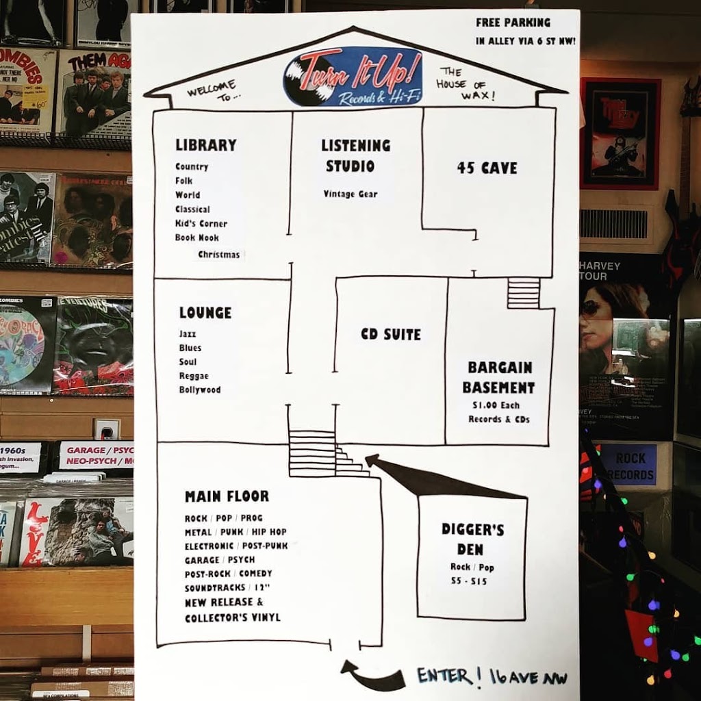 Turn It Up! Records & Hi-Fi | 632 16 Ave NW, Calgary, AB T2M 0J7, Canada | Phone: (403) 235-0858