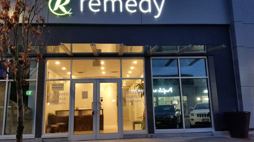 Remedy Massage Therapy | 1420-4771 Mcclelland Rd, Richmond, BC V6X 0M5, Canada | Phone: (604) 285-8070