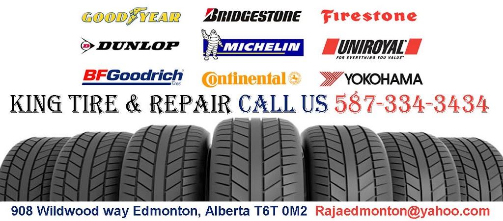 King Tire & Repair | 908 Wildwood Way NW, Edmonton, AB T6T 0M2, Canada | Phone: (587) 334-3434