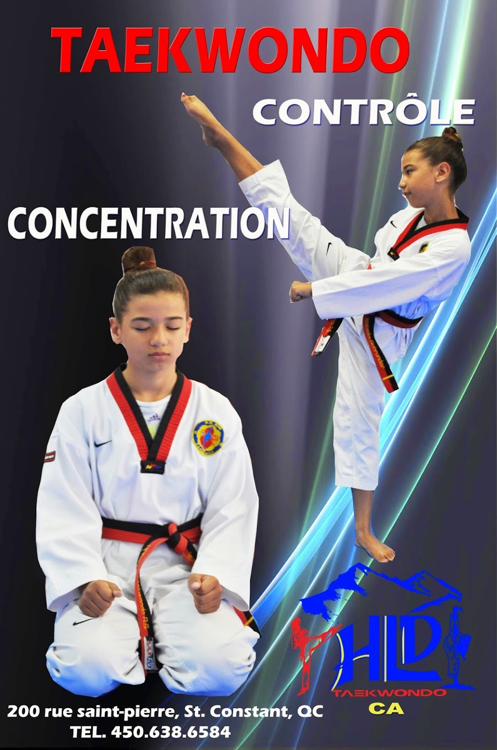 HLD TAEKWONDO CA | 5144 QC-132, Sainte-Catherine, QC J5C 1L8, Canada | Phone: (450) 638-6584