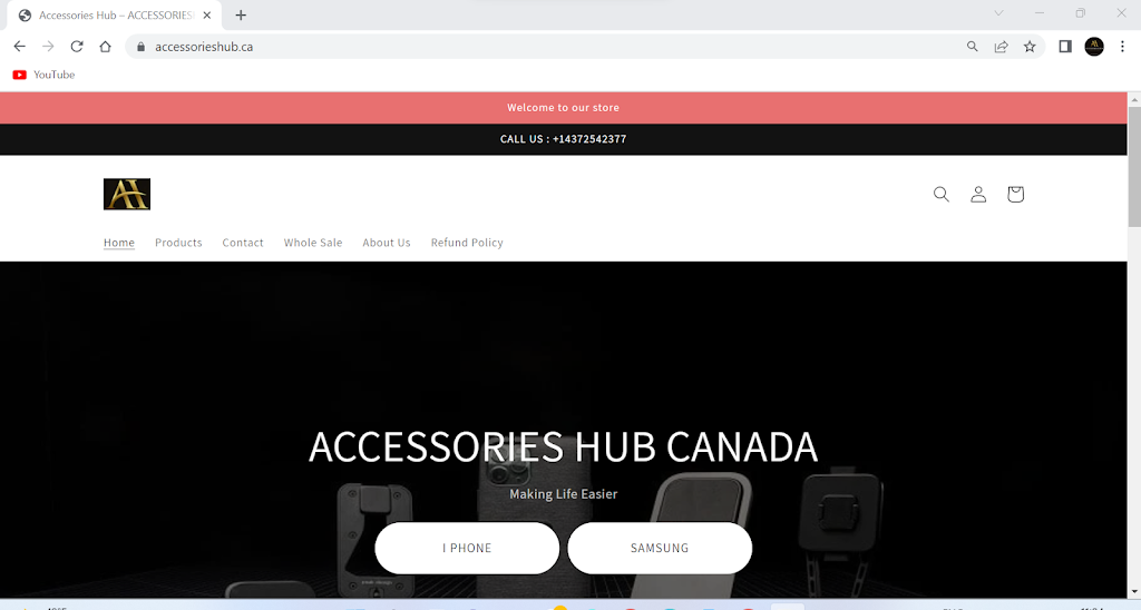 Accessories Hub | 7312 Frontier Ridge, Mississauga, ON L5N 7P7, Canada | Phone: (437) 254-2377