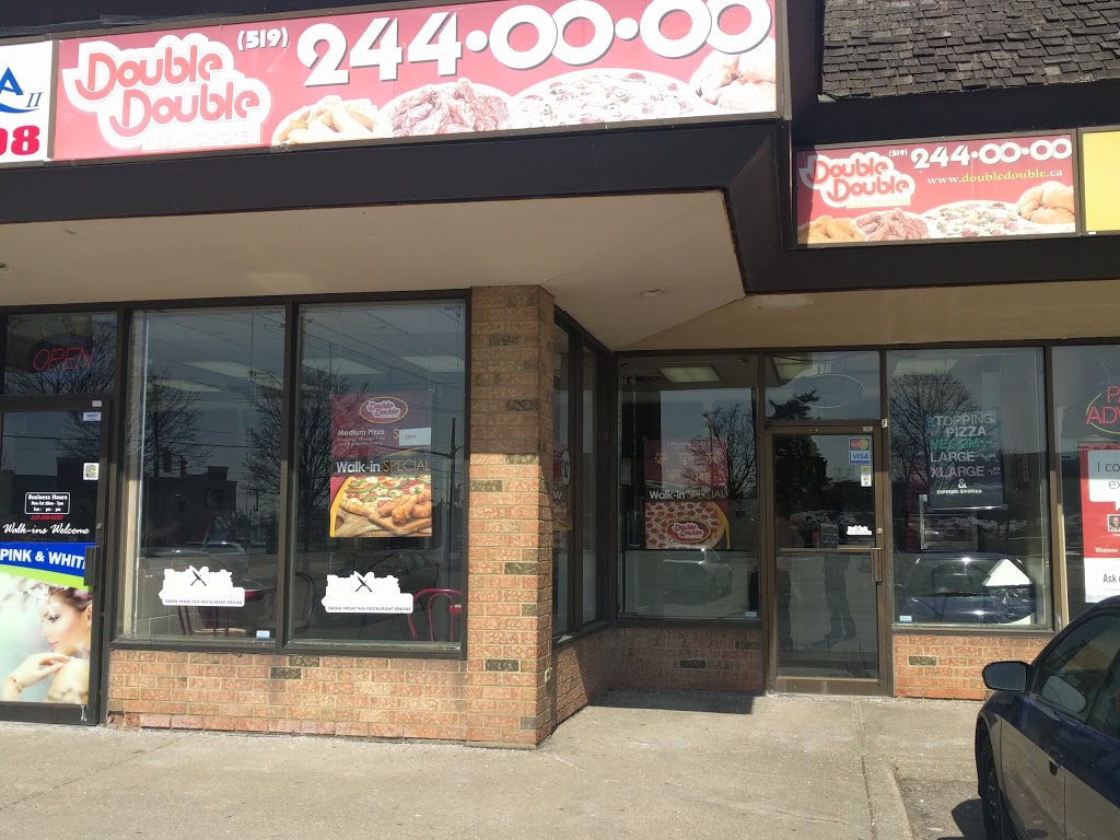 Double Double Pizza & Chicken | 3101 Kingsway Dr, Kitchener, ON N2C 2M5, Canada | Phone: (519) 748-5465