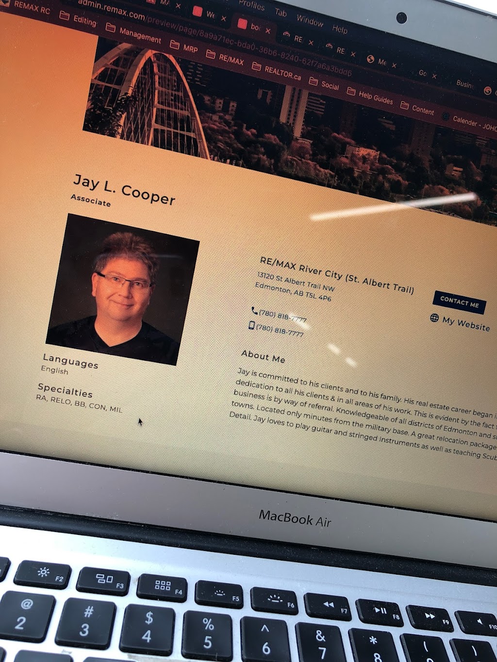 JAY COOPER: RE/MAX River City | 12650 151 Ave NW #102, Edmonton, AB T5X 0A1, Canada | Phone: (780) 457-6777