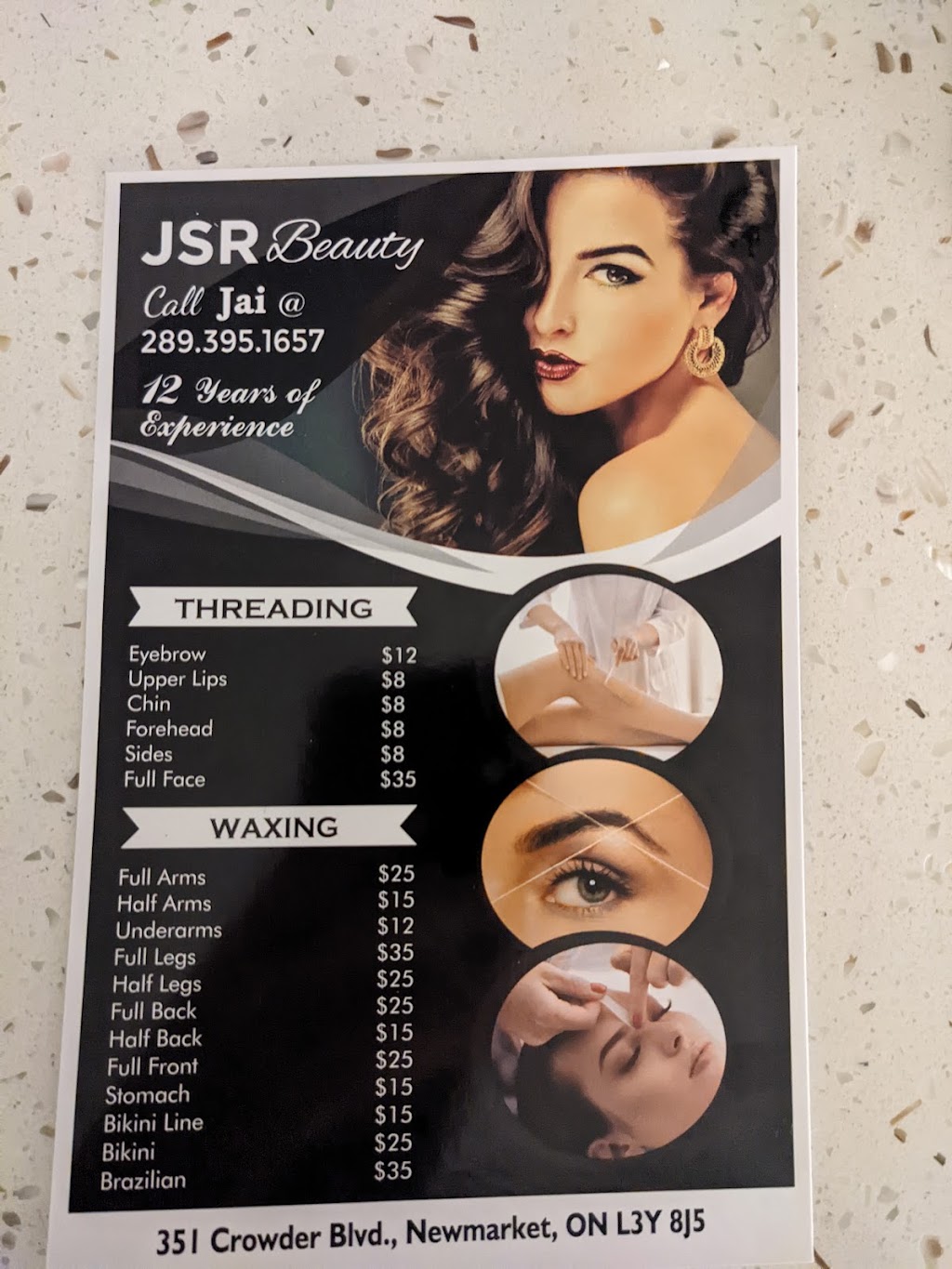 JSR BEAUTY | 351 Crowder Blvd, Newmarket, ON L3Y 8J5, Canada | Phone: (289) 395-1657