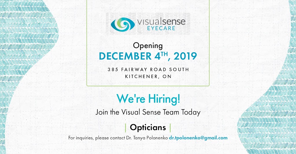 Visual Sense Eye Care | 385 Fairway Rd S Unit 202, Kitchener, ON N2C 2N9, Canada | Phone: (519) 208-2040