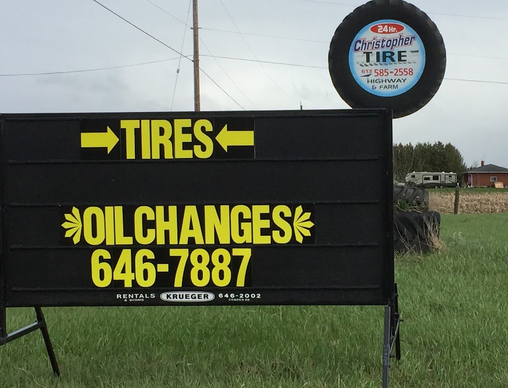 Christopher Tire | car repair | 685 Snake River Line, Cobden, ON K0J 1K0, Canada | 6136467887 OR +1 613-646-7887