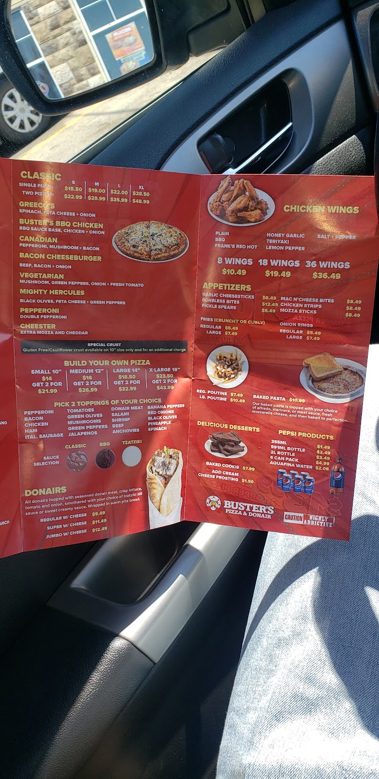 Busters Pizza & Donair | 4529 49 Ave Unit 130, Olds, AB T4H 1A4, Canada | Phone: (403) 559-3077